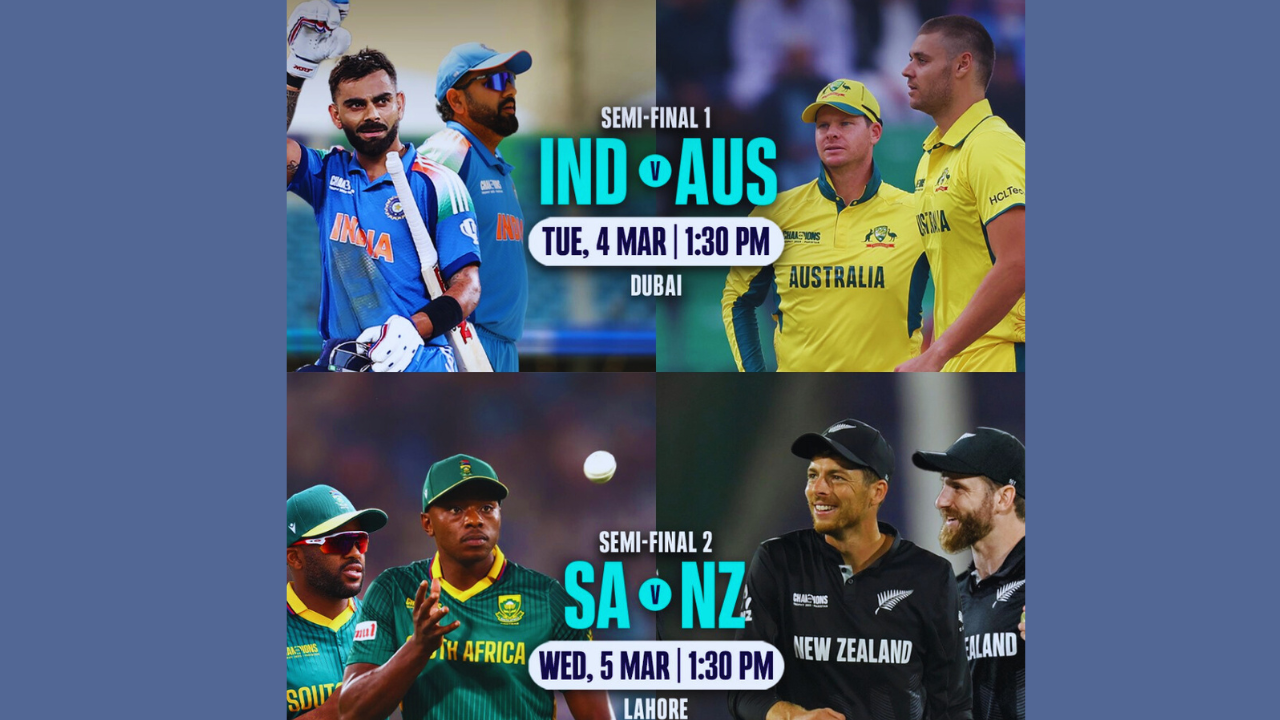 Champions Trophy 2025 Semi-Final