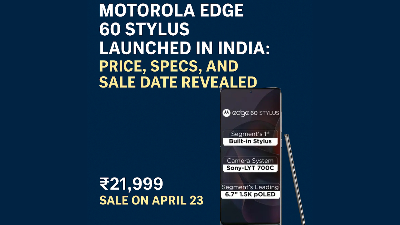 Motorola Edge 60 Stylus