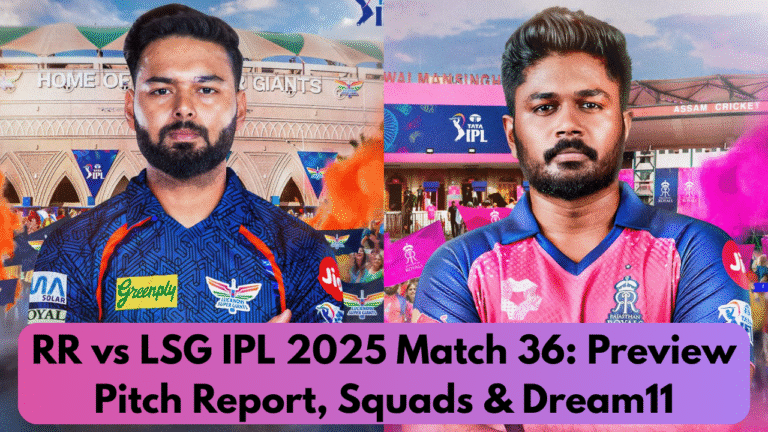 RR vs LSG IPL 2025