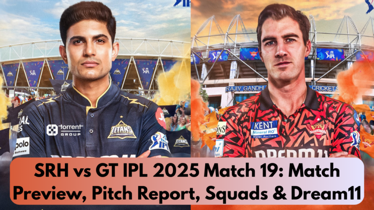 SRH vs GT IPL 2025