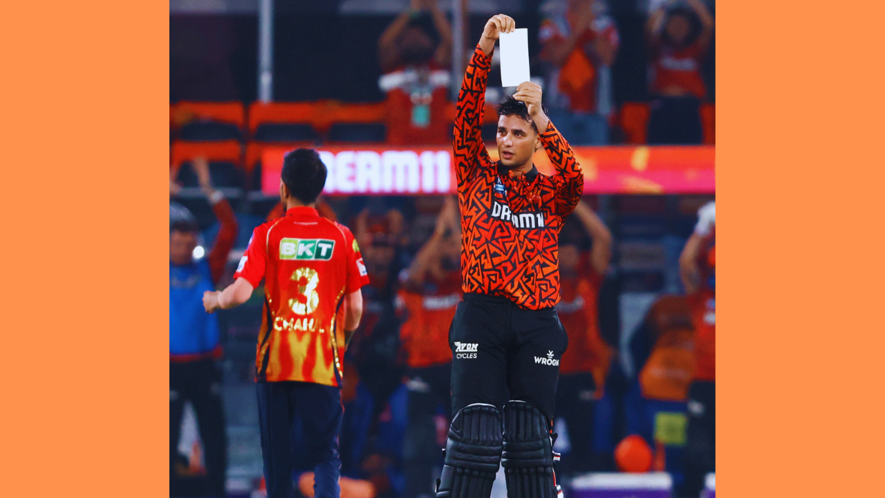 SRH vs PBKS Abhishek Sharma