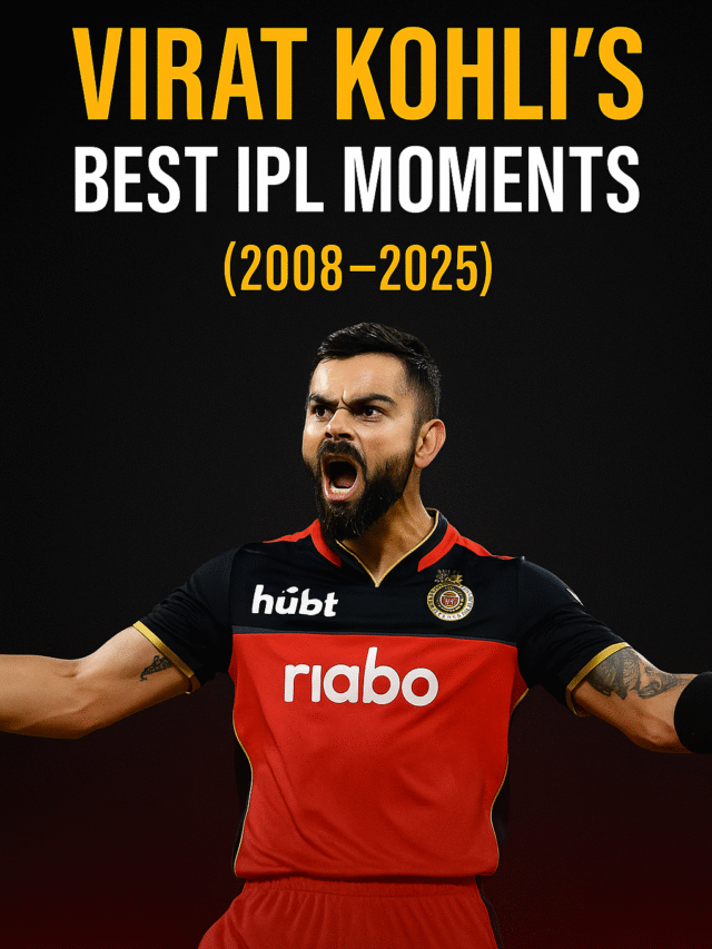 Virat Kohli’s Best IPL Moments (2008–2025)