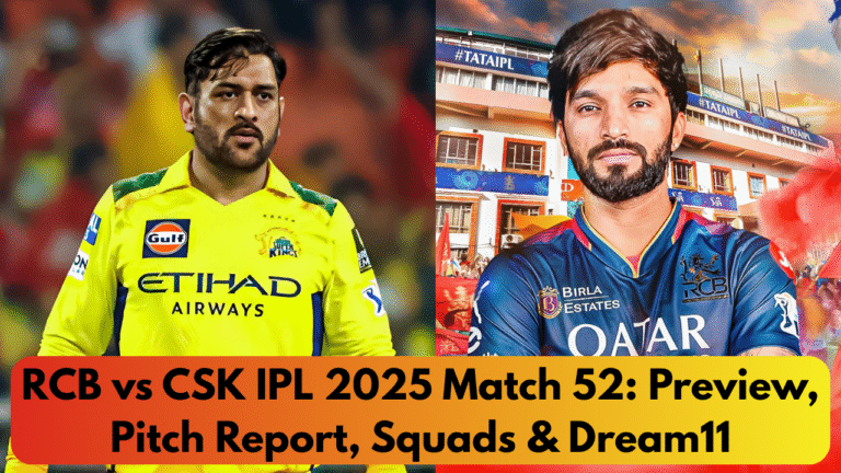RCB vs CSK IPL 2025