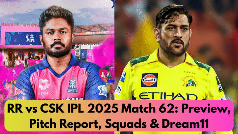 RR vs CSK IPL 2025