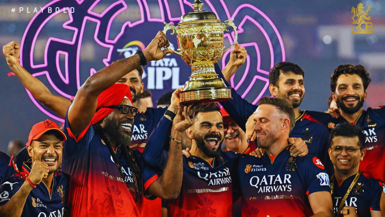 RCB IPL 2025 champions , AB and Gayle