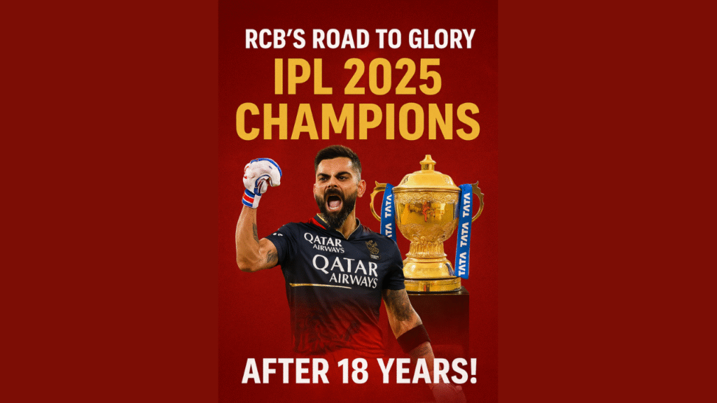 RCB IPL 2025 champions